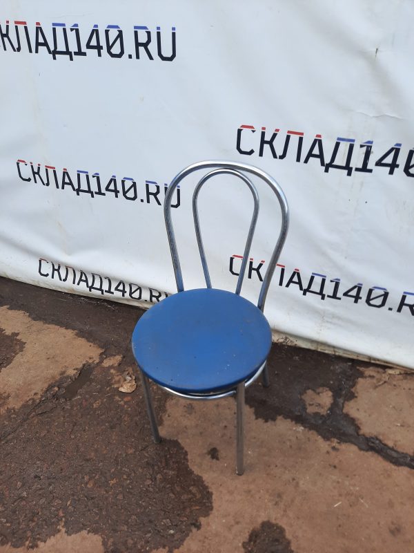 Купить Стул Венский кожа синий