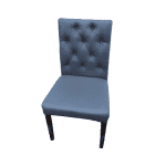 Стул Мадрид кожа серый