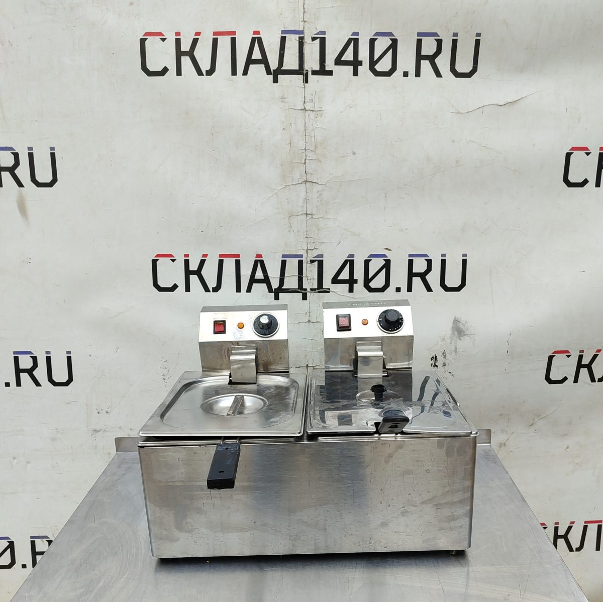 Купить Фритюрница Gastrorag Deep fryer 6+6l