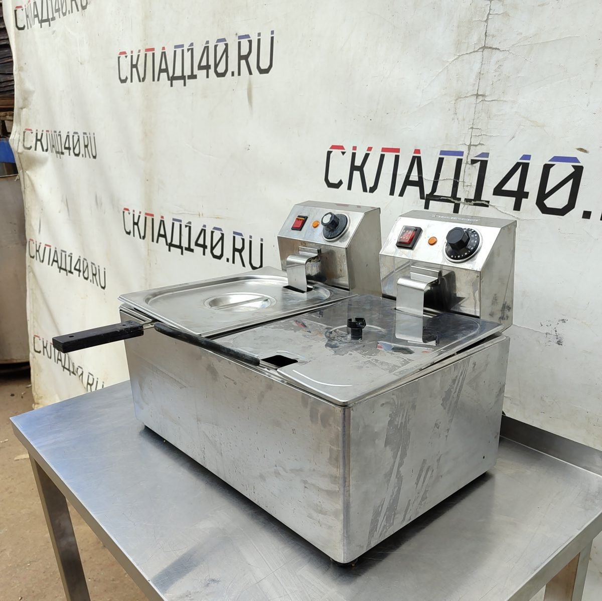 Купить Фритюрница Gastrorag Deep fryer 6+6l