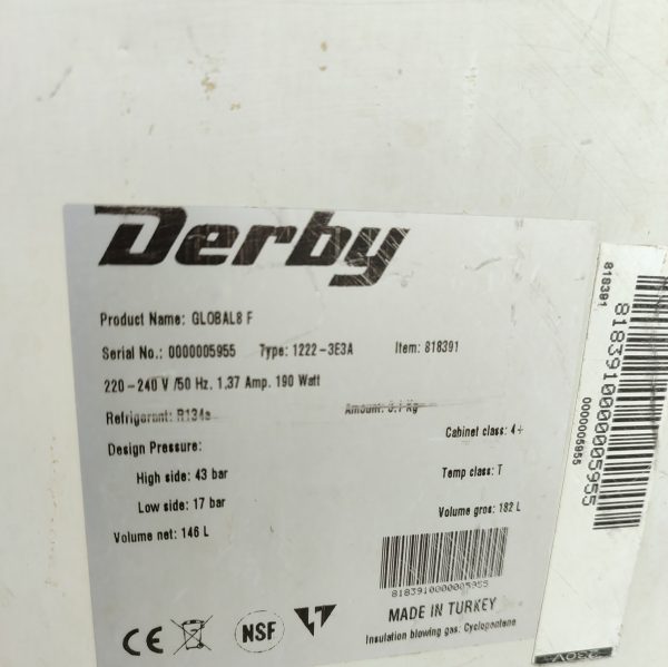 Купить Шкаф морозильный барный Derby Global