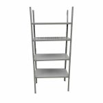 Стеллаж 70/30/180 разборный крашенная сталь 4 полки