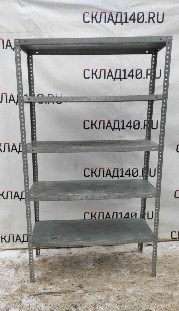 Купить Стеллаж 114/51/187 4 полки разборный оцинкованный