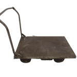 Тележка складская некрашенная 100/60 см диаметр колес 20 см