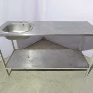 Мойка односекционная с рабочей поверхностью 150х50