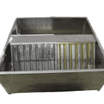 Вытяжной зонт с жироуловителями 120х110