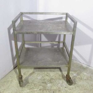 Тележка сервировочная 2 уровня на колесах 75х55х93