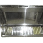 Вытяжной зонт с жироуловителями 200х140