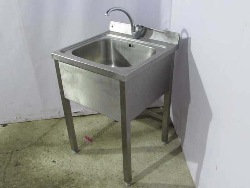 Купить Мойка сварная 1-секционная 60/60/86 смеситель