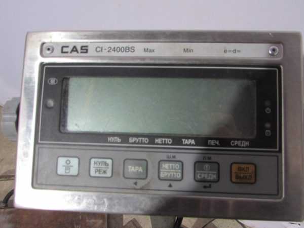 Купить Весы палетные 1 СКУ Весовой индикатор  CAS CL-2400 BS