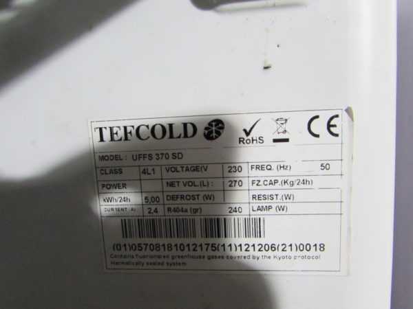 Купить Шкаф Tefcold UFFS 370 SD морозильный