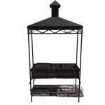 Мангал стальной 120/39/200 с козырьком