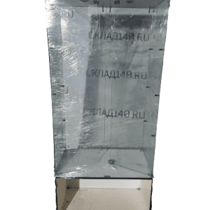 Стойка лдсп стекло белая 83/50/200 2 распашные двери