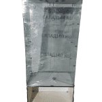 Стойка лдсп стекло белая 83/50/200 2 распашные двери