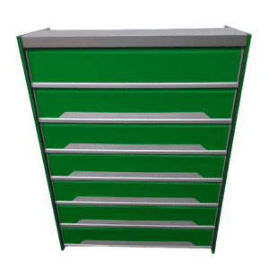 Шкаф для сигарет 41/95/127.5  98 видов зеленый