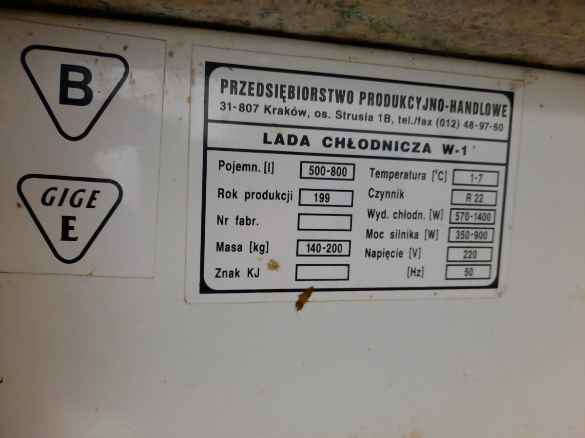 Купить Витрина холодильная Lada Chlodnicza W-1