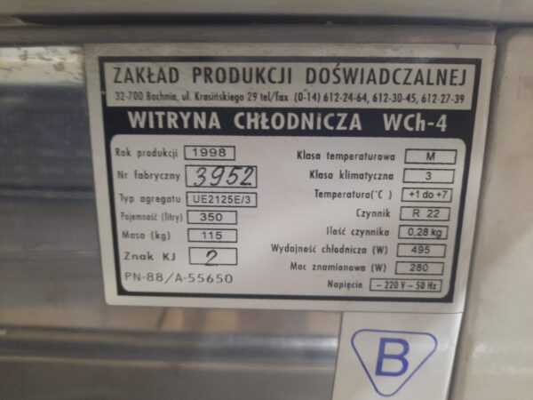 Купить Витрина Chlodnicza WCh-4 холодильная
