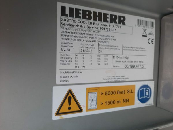 Купить Шкаф холодильный liebherr 11g/791