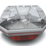 Витрина Golfstream Двина УН 90 ВС холодильная угловая