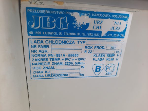 Купить Витрина JBG LSG 1.7 -5+5 холодильная