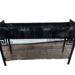 Мангал стальной длина 160 см ширина 40 см высота 100 см