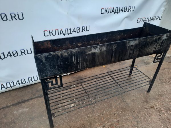 Купить Мангал стальной длина 160 см ширина 40 см высота 100 см