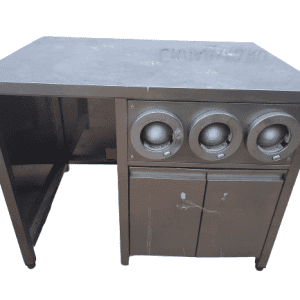 Стол производственный 112/90/90 с диспенсерами для стаканов