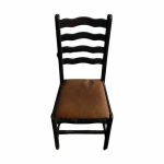 Стул Розарио кожа оранжевый