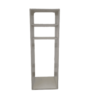 Стеллаж ЛДСП белый 3 полки 37/32.5/105