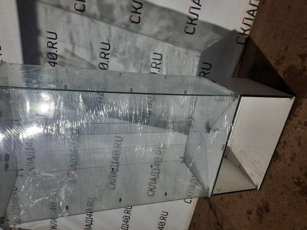 Купить Стойка лдсп стекло белая 83/50/200 2 распашные двери