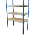 Стеллаж складской мкф 157/78/(250,280,300) 2 стойки 3 полки