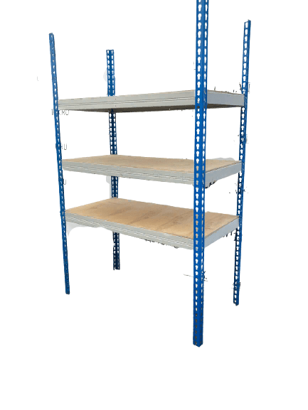 Купить Стеллаж складской мкф 157/78/(250,280,300) 2 стойки 3 полки