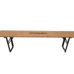 Лавка дерево сталь 176/25/47