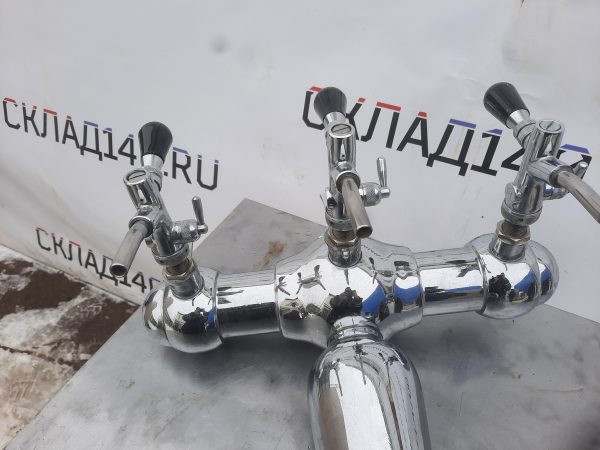 Купить Пивная башня на 3 сорта хром