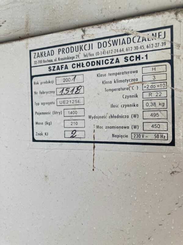 Купить Шкаф холодильный Szafa chlodnicza SCH-1