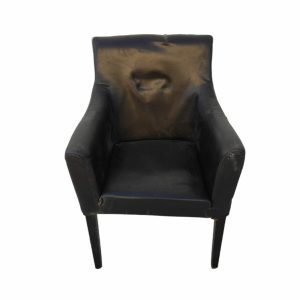 Купить Кресло Версаль черный кожзам