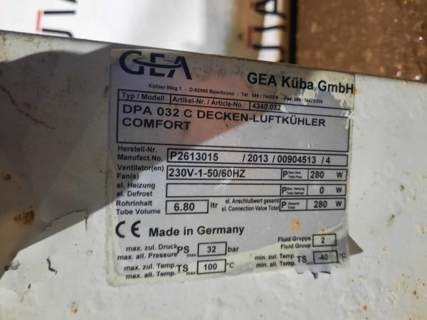 Купить Воздухоохладитель GEA DPA 032 C