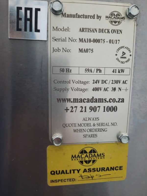 Купить Печь подовая электрическая Macadams Macbake