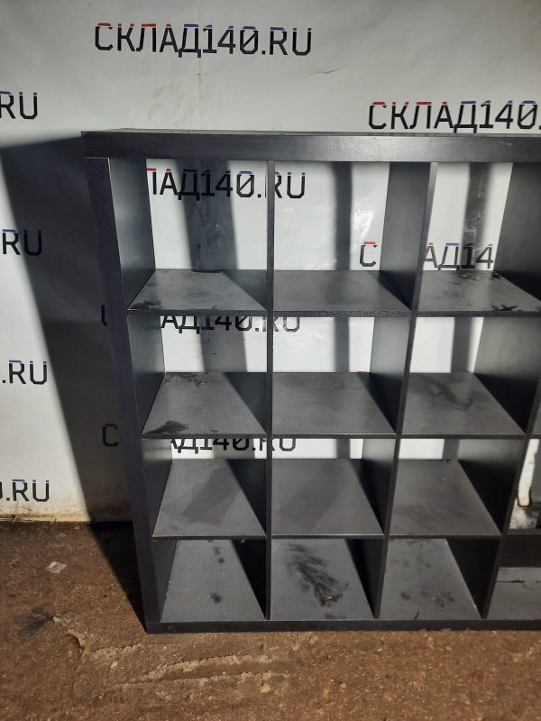 Купить Стеллаж лдсп коричневый 16 ячеек 149/39/150