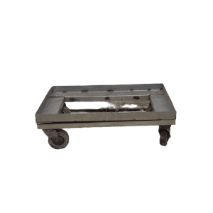 Транспортная тележка на колесах нержавейка 40/60