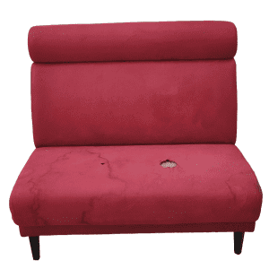 Диван Кент 123 красный ткань