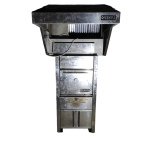 Печь-мангал Vesta 45 с искрогасителем