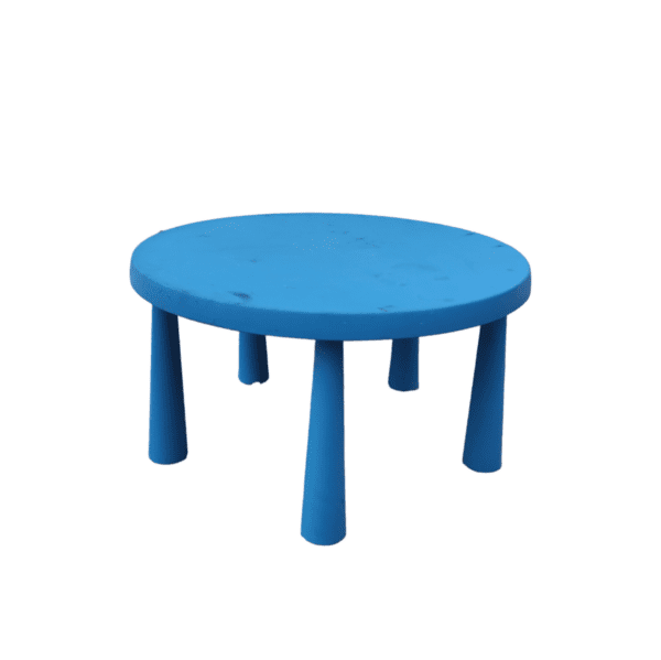 Купить Стол диаметр 85/48 детский синий пластик
