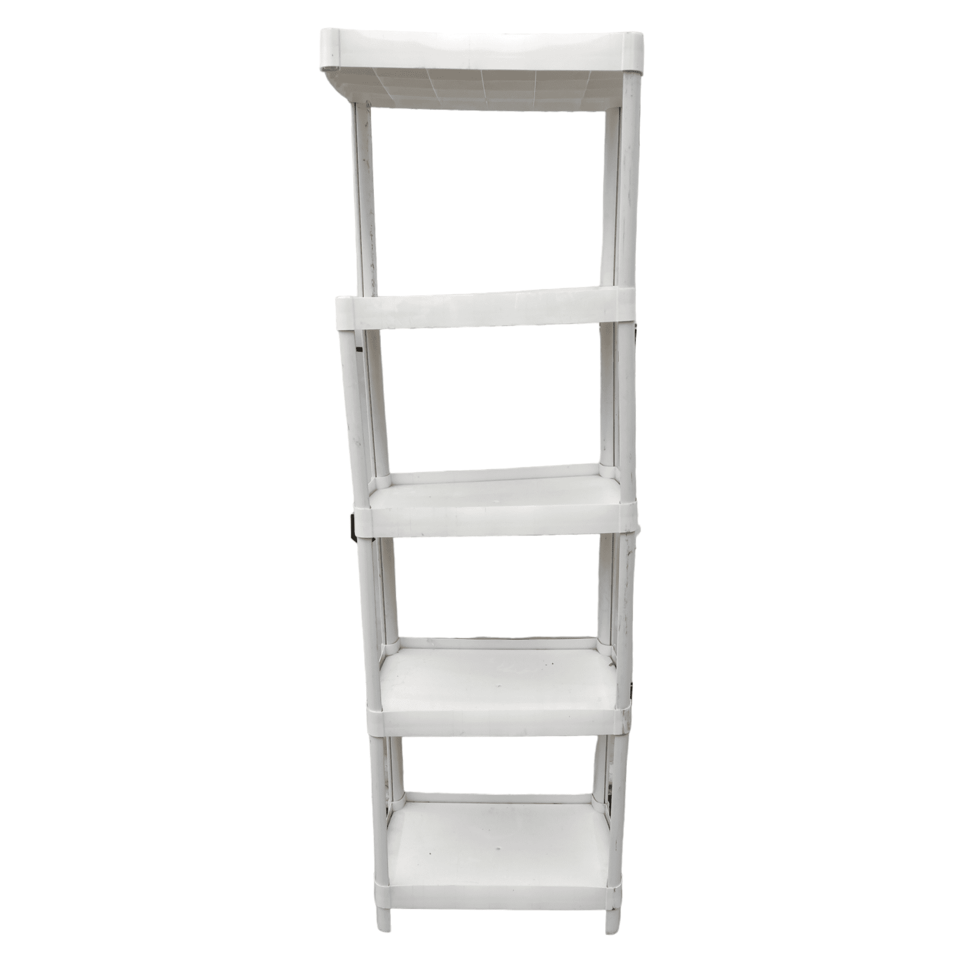 Купить Стойка торговая 40/60/188 пластик 4 полки белая PAPMERS