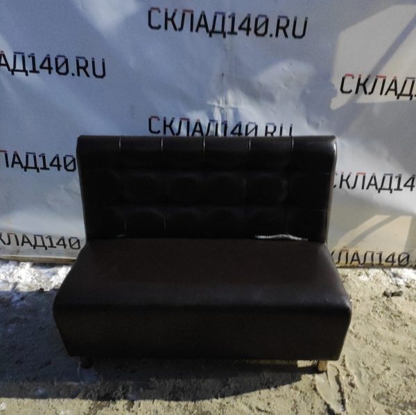 Купить Диван кожзам коричневый 120/60/94