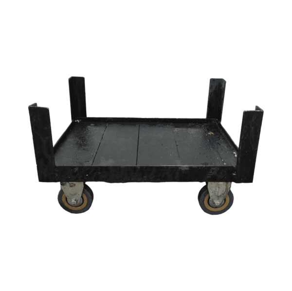 Купить Тележка для ящиков черная 42/32 4 колеса 7 см