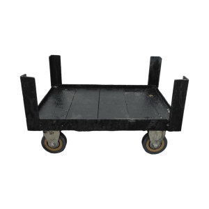 Тележка для ящиков черная 42/32 4 колеса 7 см