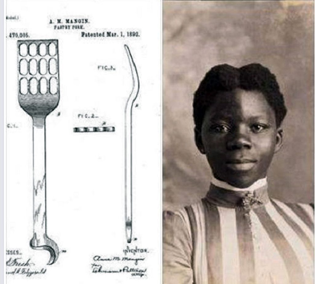 Анна М. Мангин, человек, который изобрёл лопаточку для выпечки.