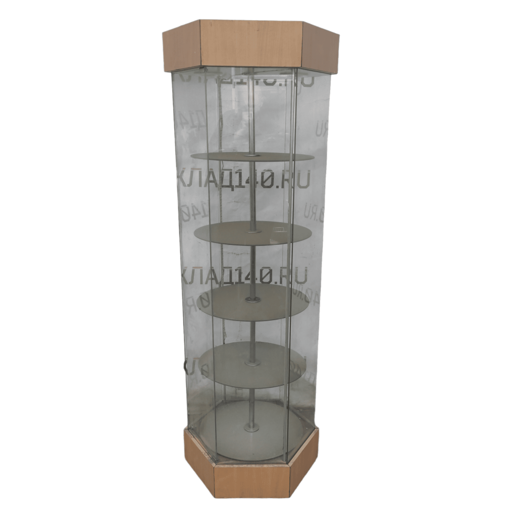 Стойка витрина шестигранная