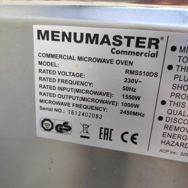 Купить Микроволновая печь Menumaster RMS510DS